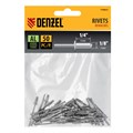 Заклепки алюминиевые, 1/8"-1/4", 3 х 6 мм, 50 шт Denzel 41129