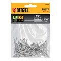 Заклепки алюминиевые, 5/32"-1/2", 4 х 12 мм, 50 шт Denzel 41133