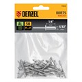Заклепки алюминиевые, 5/32"-1/4", 4 x 6 мм, 50 шт Denzel 41135