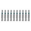 Бита Torx 20х50мм, сталь S2, шестигр., 10 шт. Gross 41503