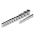 Набор инструментов 82 предмета, CrV, 1/2", 1/4" MTX 42298