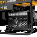 Генератор инверторный GS-5500iFEA, 5,5 кВт, 230 В, открытый корпус, электростартер, ATS DENZEL 43206