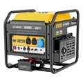 Генератор инверторный GS-7500iFEA, 7,5 кВт, 230 В, открытый корпус, электростартер, ATS DENZEL 43207