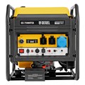 Генератор инверторный GS-7500iFEA, 7,5 кВт, 230 В, открытый корпус, электростартер, ATS DENZEL 43207