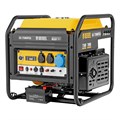 Генератор инверторный GS-7500iFEA, 7,5 кВт, 230 В, открытый корпус, электростартер, ATS DENZEL 43207