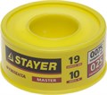 STAYER 0.075 мм х 19 мм х 10 м, 0.25 г/см3, ФУМ лента (12360-19-025) 00010108