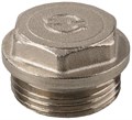 GENERAL FITTINGS 3/4″, с прижимной шайбой, никель, заглушка (51100-3/4) 00010240