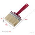 STAYER UNIVERSAL, 3 х 10 см, светлая щетина, пластмассовый корпус, все виды ЛКМ, макловица (01824-10) 00011296
