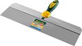 KRAFTOOL 450 мм, высокое полотно, алюминиевая направляющая, двухкомпонентная ручка, нержавеющий фасадный шпатель (10036-450) 00011850
