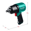 KRAFTOOL PW-900, 1/2″, 880 Н·м, ударный пневматический гайковерт (64210) 00012209