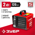 ЗУБР 2 кВт, электрическая тепловая пушка (ЗТП-М5-2000) 00012574