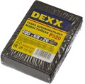 DEXX Р320, 100 х 68 х 26 мм, водостойкая, четырехсторонняя шлифовальная губка (35637-320) 00013307
