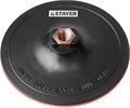 STAYER М14, d 150 мм, пластиковая, жесткая опорная тарелка на липучке для УШМ (35742-150) 00013597