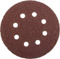 Круг STAYER ″PROFI″ из абразивной бумаги на велкро основе, 8 отв., P40, 125мм, 5шт 00014104