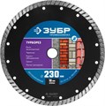 ЗУБР Турборез, 230 мм, (22.2 мм, 10 х 2.8 мм), сегментированный алмазный диск, Профессионал (36652-230) 00014326