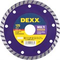 DEXX Multi Universal, 125 мм, (22.2 мм, 7 х 2.0 мм), сегментированный алмазный диск (36702-125) 00014347