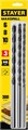 STAYER Maxdrill, 3 шт: 6-8-10 х 300 мм, набор сверл спиральных по дереву (2943-300-H3) 00016349
