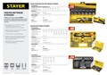 STAYER MaXCut, 40 предметов, инструментальная сталь, набор метчиков и плашек (2805-H40) 00017021