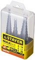 STAYER 3 шт, 3-20 мм, сталь HSS, набор ступенчатых сверл (29660-3-20-H3) 00017160