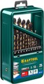 KRAFTOOL COBALT-8, 25 шт, (1-13 мм), сталь М42, HSS-Co(8%), набор сверл по металлу (29656-H25) 00017187