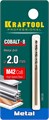 KRAFTOOL COBALT-8, 2.0 х 49 мм, сталь М42, HSS-Co(8%), сверло по металлу (29656-2) 00017839
