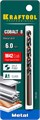 KRAFTOOL COBALT-8, 6.0 х 93 мм, сталь М42, HSS-Co(8%), сверло по металлу (29656-6) 00017849