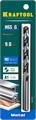 KRAFTOOL HSS-G, 9.0 х 125 мм, сталь P6M5, сверло по металлу (29651-9) 00017899