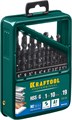 KRAFTOOL HSS-G, 19 шт, (1-10 мм), сталь P6M5, набор сверл по металлу (29651-H19) 00017904