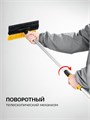 STAYER телескопическая щётка с поворотной головой и водосгоном от снега автомобильная, 990-1445 мм (61042-145) 00018385