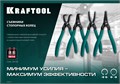 KRAFTOOL 170 мм, изогнутые губки, внешний, съемник стопорных колец (22812-4) 00018394