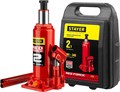 STAYER RED FORCE, в кейсе, 2 т, 181 - 345 мм, бутылочный гидравлический домкрат, Professional (43160-2-K) 00018494