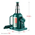 KRAFTOOL DOUBLE RAM, 8 т, 170 - 430 мм, с увеличенным подъемом, двухштоковый бутылочный домкрат (43463-8) 00018515