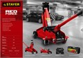 STAYER R-22 RED FORCE, в кейсе, 2 т, 125 - 320 мм, подкатной домкрат для легковых а/м, Professional (43152-2-K) 00018538