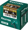 KRAFTOOL Nut-R, М6, уменьш. бортик, 500 шт, резьбовые заклепки стальные с насечками (311708-06) 00019379