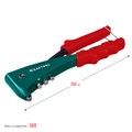KRAFTOOL Combo2-M6, 2 вида заклёпок, комбинированный литой заклепочник в кейсе (31180) 00019483