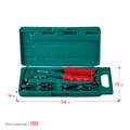 KRAFTOOL Combo2-M6, 2 вида заклёпок, комбинированный литой заклепочник в кейсе (31180) 00019483
