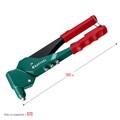 KRAFTOOL RX-7, 360°, 2.4 - 4.8 мм, 280 мм, литой поворотный заклепочник в кейсе (31176-H6) 00019511
