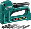 KRAFTOOL Universal, 7-в-1: 53 (A/10/JT21) 23GA (6 - 14 мм)/140 (G/11/57) 20GA (8 - 14 мм)/13/53F/36/500, универсальный легкий степлер (31524) 00019565
