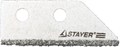 STAYER 2 шт, 50 мм, лезвия для скребка, Professional (33415-S2) 00019919