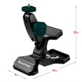 KRAFTOOL ММ2, универсальный шарнирный держатель-клипса (34704) 00020045