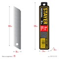 STAYER 18 мм, 10 шт, сегментированные лезвия, Professional (0915-S10) 00020157