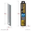 STAYER 18 мм, 10 шт, сегментированные лезвия, Professional (0916-S10) 00020159