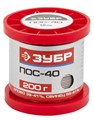 ЗУБР ПОС 40, 1 мм, 200 г, проволока, припой (55451-100-20) 00020511