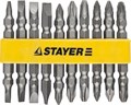 STAYER 10 шт, набор двусторонних бит (2605-H10) 00020533