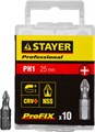 STAYER ProFix PH1 25 мм, 10 шт, набор бит, Professional (26201-1-25-10) 00020631