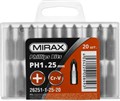 MIRAX PH1, 25 мм, 20 шт, биты (26251-1-25-20) 00020678
