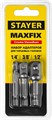 STAYER Maxfix, 50 мм, 3 шт, адаптеры для торцовых головок (26656-H3) 00020707