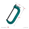KRAFTOOL Extrem-100, 100 х 50 мм, струбцина G-образная (32229-100) 00020972