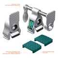 KRAFTOOL PC-34-6, 3/4″, глубина зажима 60 мм, зажим и распор, трубная струбцина (32301-1) 00020983
