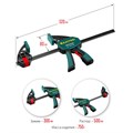 KRAFTOOL GP-300/85, 300 х 85 мм, пистолетная струбцина (32226-30) 00021060